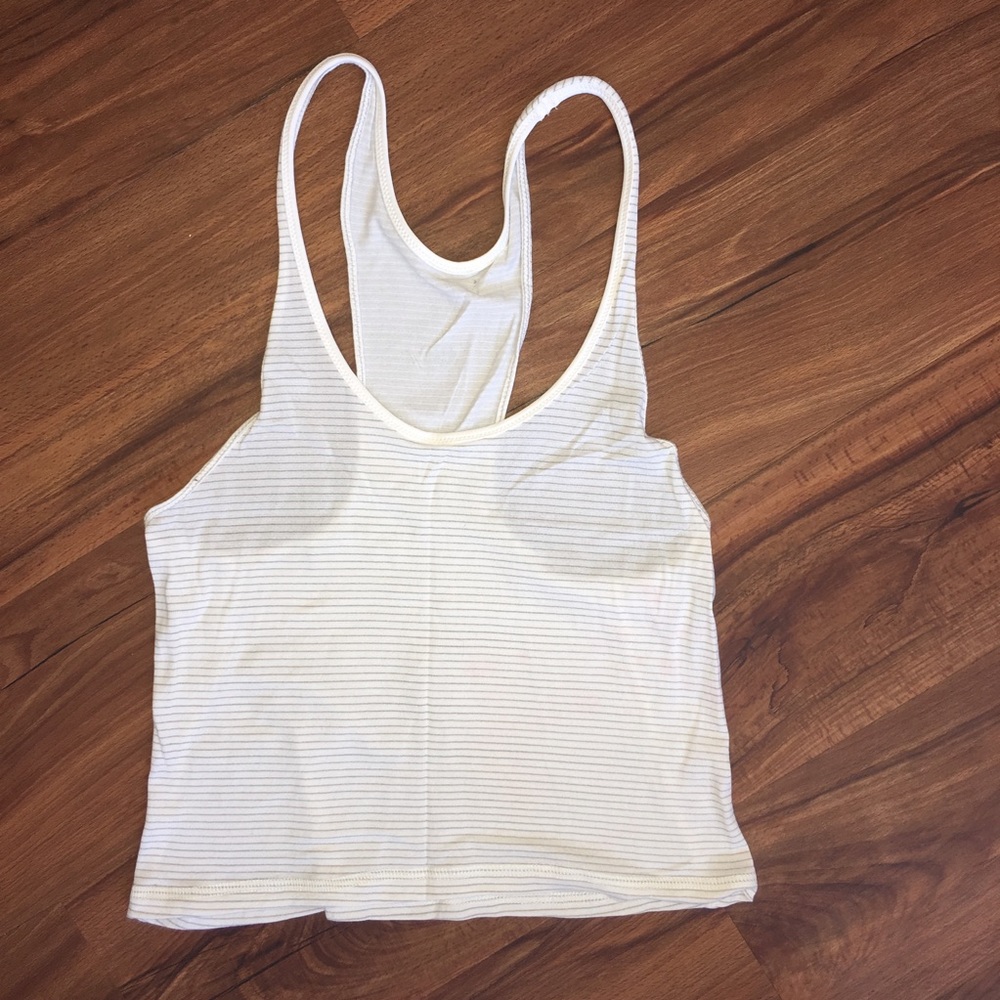 Cropped Lululemon tank top